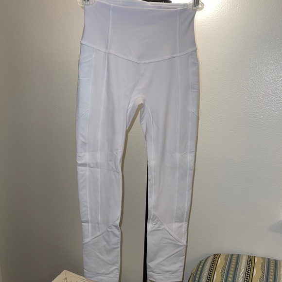 lululemon athletica Pants - Lulu White Women’s leggings w/pockets